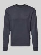 Sweatshirt met ribboorden, model 'Downton'