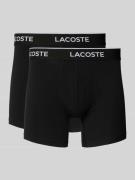 Boxershort met elastische band met label in een set van 3 stuks