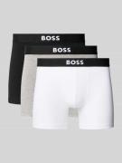 Boxershort met elastische band met logo in een set van 3 stuks, model ...