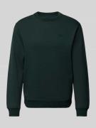 Sweatshirt met labelbadge