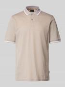 Poloshirt met labeldetail
