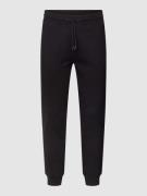 Sweatpants met labelapplicatie, model 'ALDWIN'