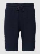 Sweatshorts met wafelstructuur, model 'ESTABLISHED'