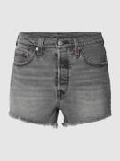 Korte jeans met rafels, model '501 ORIGINAL'