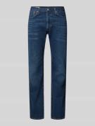 Straight leg jeans in 5-pocketmodel, model 'BLOCK CRUSHER'