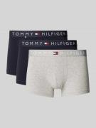 Boxershort met elastische band met label in een set van 3 stuks