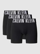 Boxershort met band met label in een set van 3 stuks