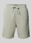 Sweatshorts met labelstitching