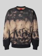 Sweatshirt met labelprint, model 'Dautumnas'