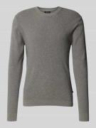 Gebreide pullover met ronde hals, model 'lagoon'