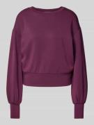 Sweatshirt met ribboorden