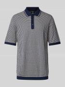 Regular fit poloshirt met structuurmotief, model 'FLAVIN'