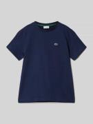 T-shirt met labeldetail