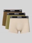 Boxershort met elastische band met label in een set van 3 stuks, model...