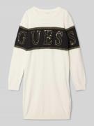 Sweatjurk met labelpailletten