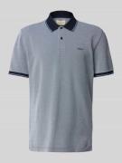 Regular fit poloshirt met labelstitching, model 'OXFORD'