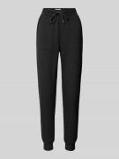 Slim fit sweatpants met tunnelkoord