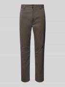 Slim fit chino met achterzakken