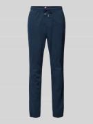 Tapered fit joggingbroek met tunnelkoord, model 'AUSTIN'