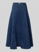 Jeansrok met ritssluiting opzij