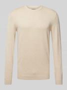 Gebreide pullover met ronde hals