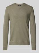 Gebreide pullover met ronde hals