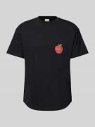 T-shirt met labelprint