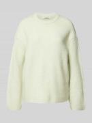 Gebreide pullover met ribboorden