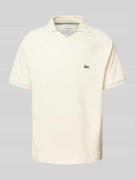 Classic fit poloshirt met labelstitching