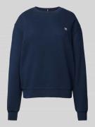 Sweatshirt met logostitching