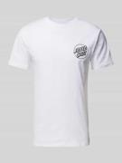 T-shirt met labelprint