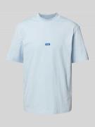 T-shirt met labeldetail