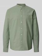 Regular fit vrijetijdsoverhemd met opstaande kraag