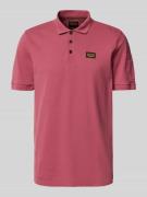 Poloshirt met labeldetail