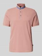 Regular fit poloshirt met opstaande kraag