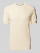 T-shirt in tricotlook
