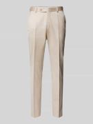 Slim fit pantalon met persplooien