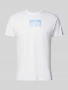 T-shirt met labelprint