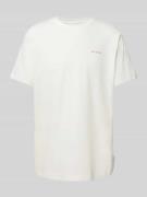 T-shirt met labelprint