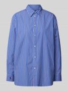 Regular fit overhemdblouse met kentkraag