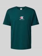 T-shirt met labelstitching