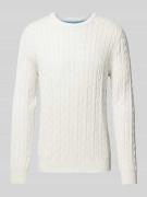 Gebreide pullover met ronde hals