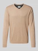 Regular fit gebreide pullover van zuiver katoen
