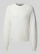 Gebreide pullover met ronde hals