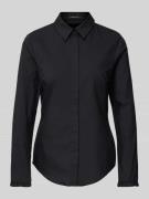 Regular fit overhemdblouse met blinde knoopsluiting