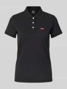 Regular fit poloshirt met labelbadge