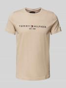 T-shirt met labelstitching