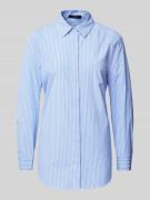 Regular fit overhemdblouse met blinde knoopsluiting