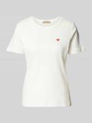 T-shirt met labelstitching