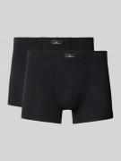 Boxershort met labeldetail